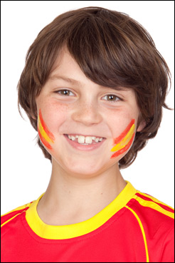 Boy with freckles