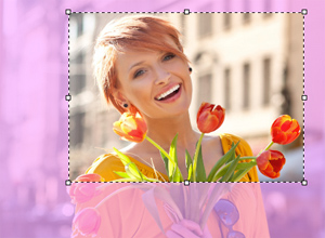 Using pink color
