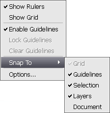 Alignment Tools Menu