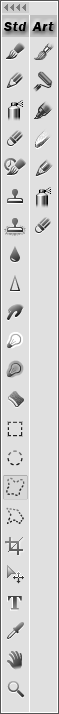 Expanded Toolbar