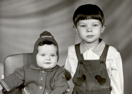 The original black and white photo