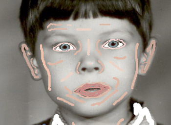 Colorize the face