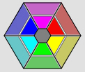 The hexagon for converting color images to B&W
