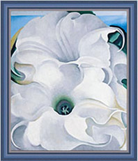 Bella Donna by Georgia O’Keeffe, in frame