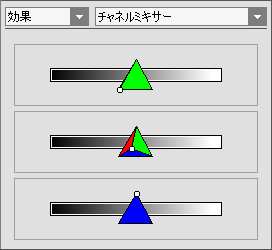 チャンネルミキサーの調整