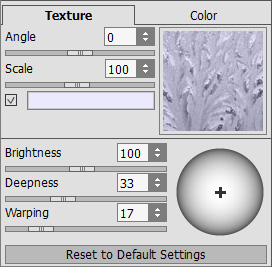 Adjust texture