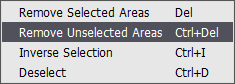 Quick Selection Brush Menu
