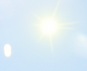 太陽光線の元の位置