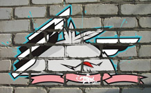 Graffiti on the wall