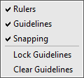 Guidelines Menu