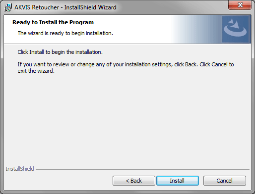 Choose a folder in the Main menu where you want AKVIS program
