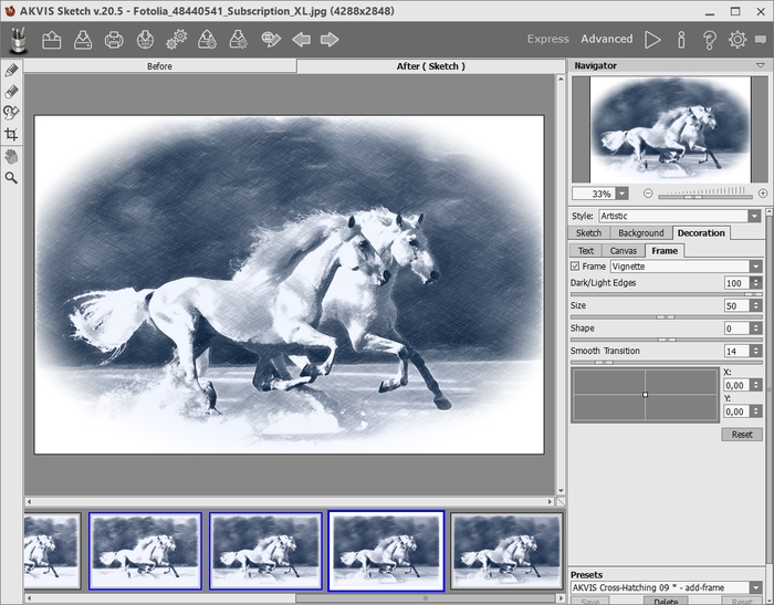Adding Frame