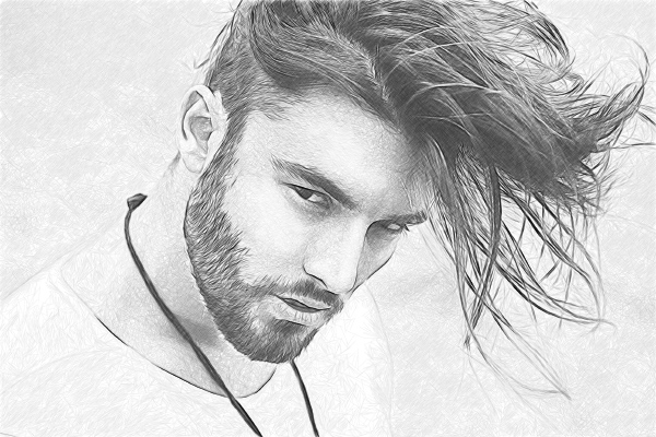Pencil Sketch from Photo