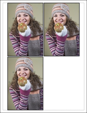 Image Copies Printing on a Single Page