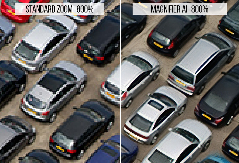 Image Enlargement with AKVIS Magnifier AI