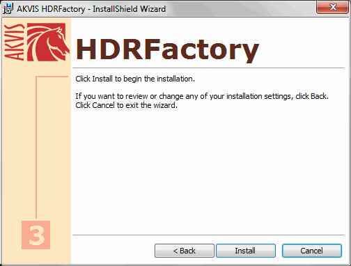 Choose a folder in the Main menu where you want AKVIS program