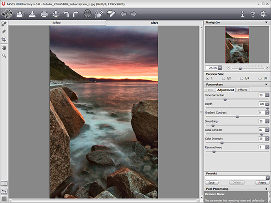 Result After Adjusting Settings
