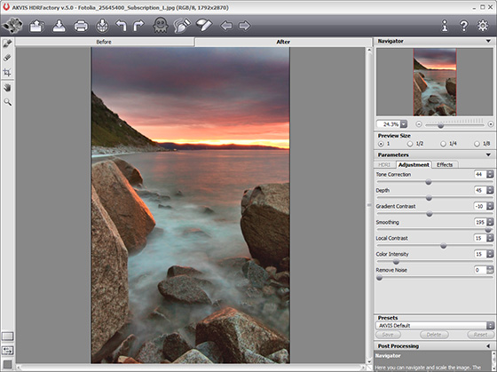 Result With Default Settings