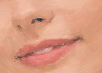細いブラシ