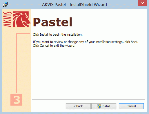 Choose a folder in the Main menu where you want AKVIS program